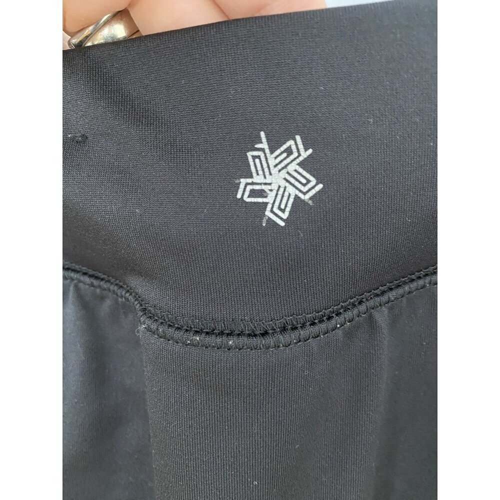 Tek Gear Skort Womens Size Large Black Tennis Skirt Golf Stretch Athletic Mesh - Picture 5 of 9